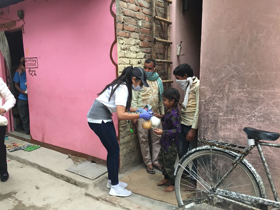 1st Distribution Drive at Guru Nanak Colony, Mohali 27th March 2020 Drive Photo